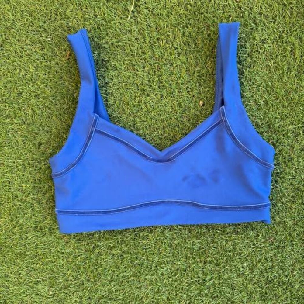 YPB Cobalt Blue Sports Bra - sculptLUX, Size M
